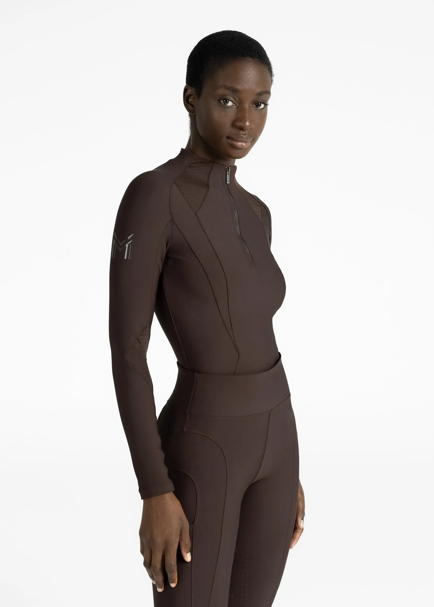 Frame Long Sleeve Base Layer (Chocolate)