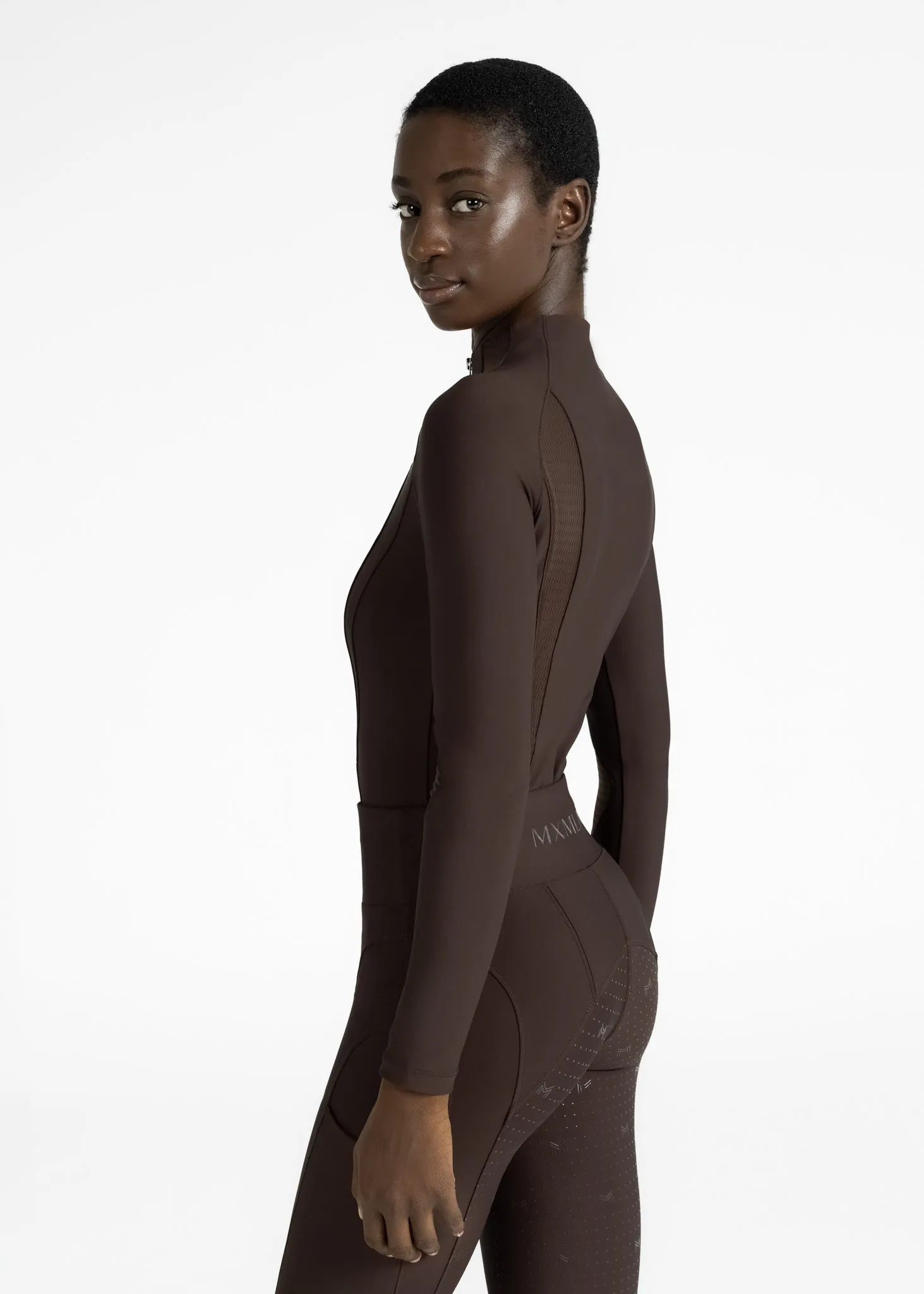 Frame Long Sleeve Base Layer (Chocolate)