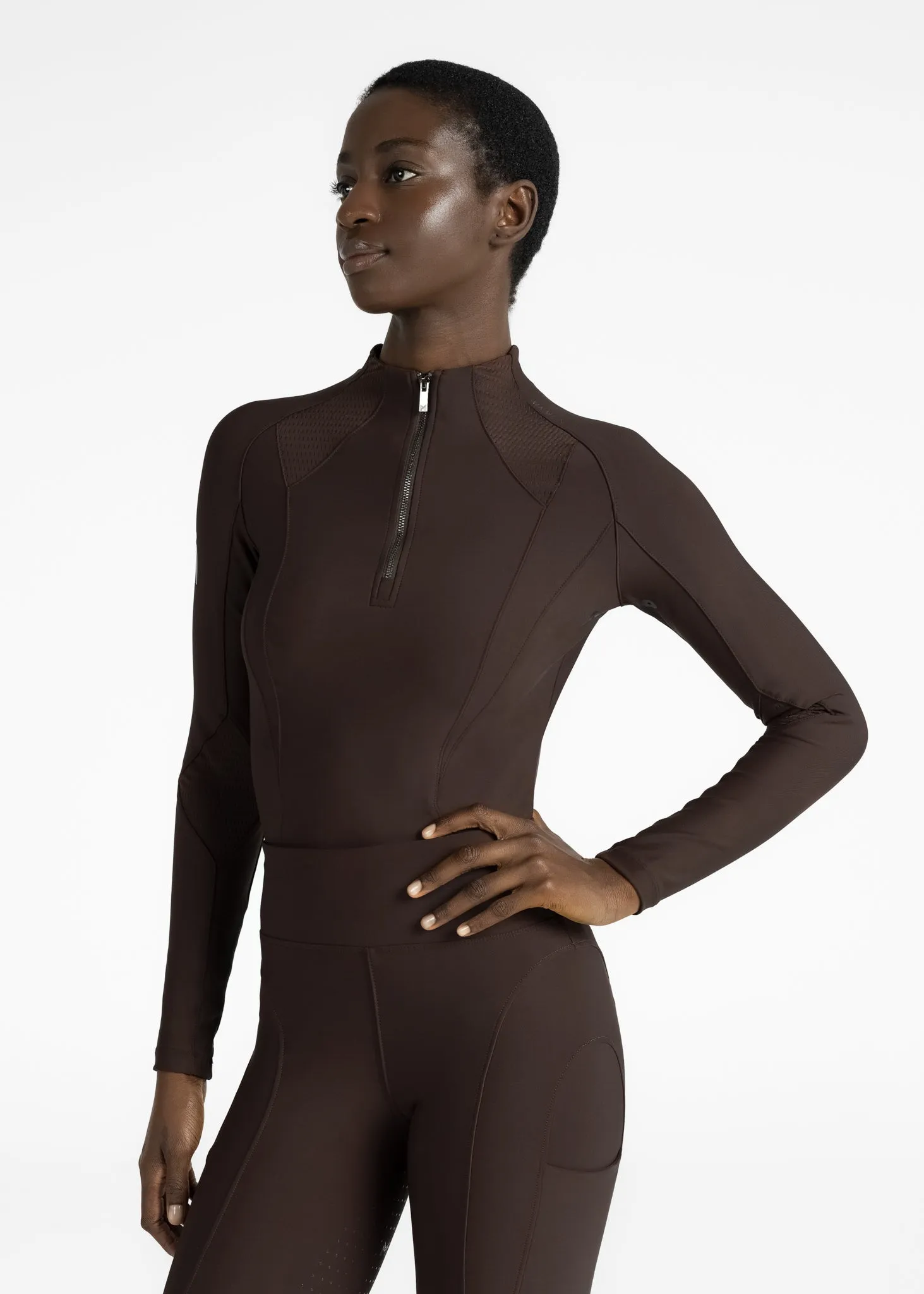 Frame Long Sleeve Base Layer (Chocolate)