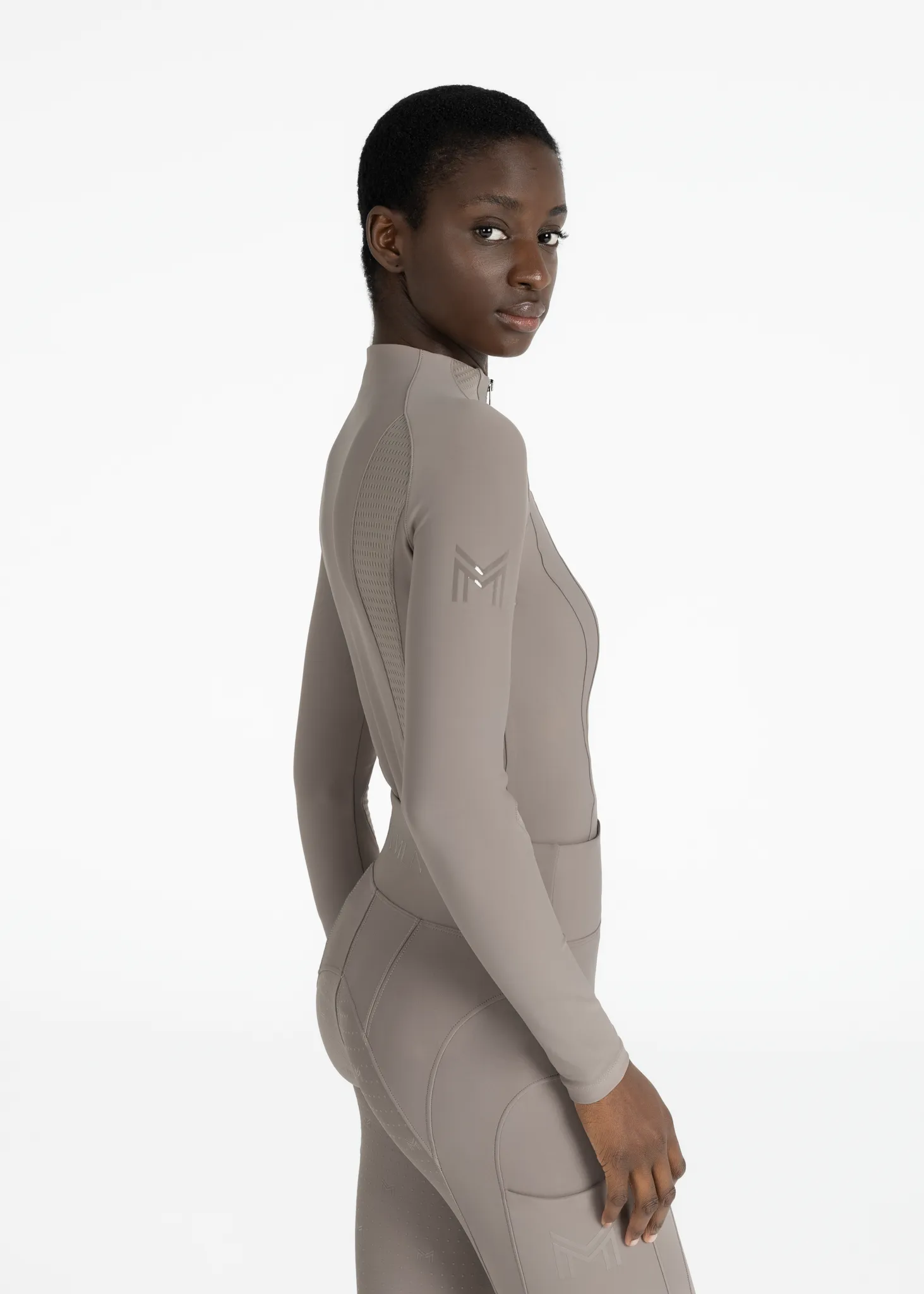 Frame Long Sleeve Base Layer (Taupe)