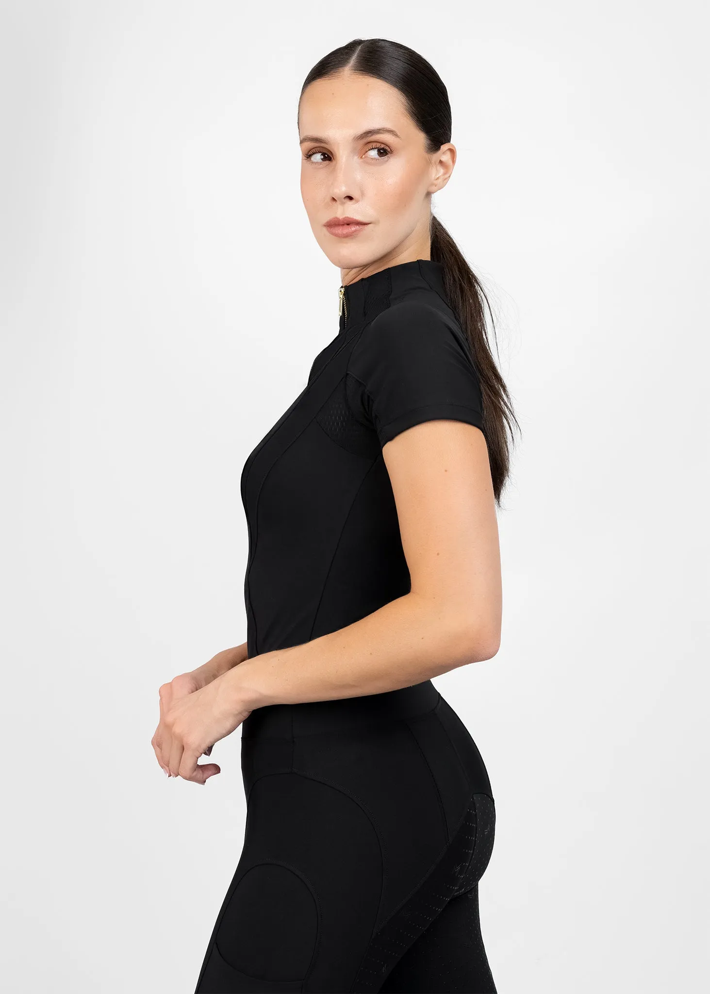 Frame Short Sleeve Base Layer (Black)