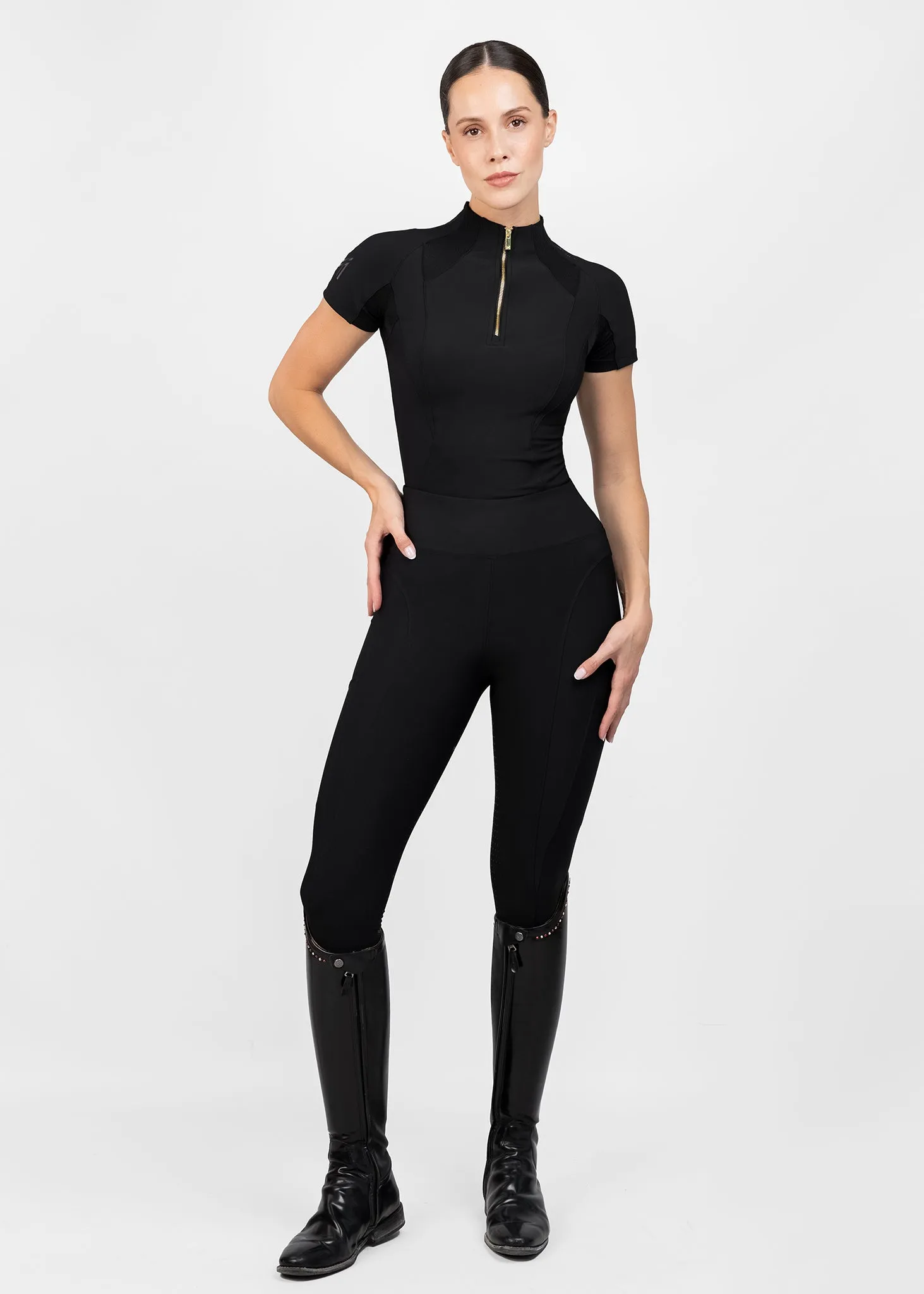 Frame Short Sleeve Base Layer (Black)