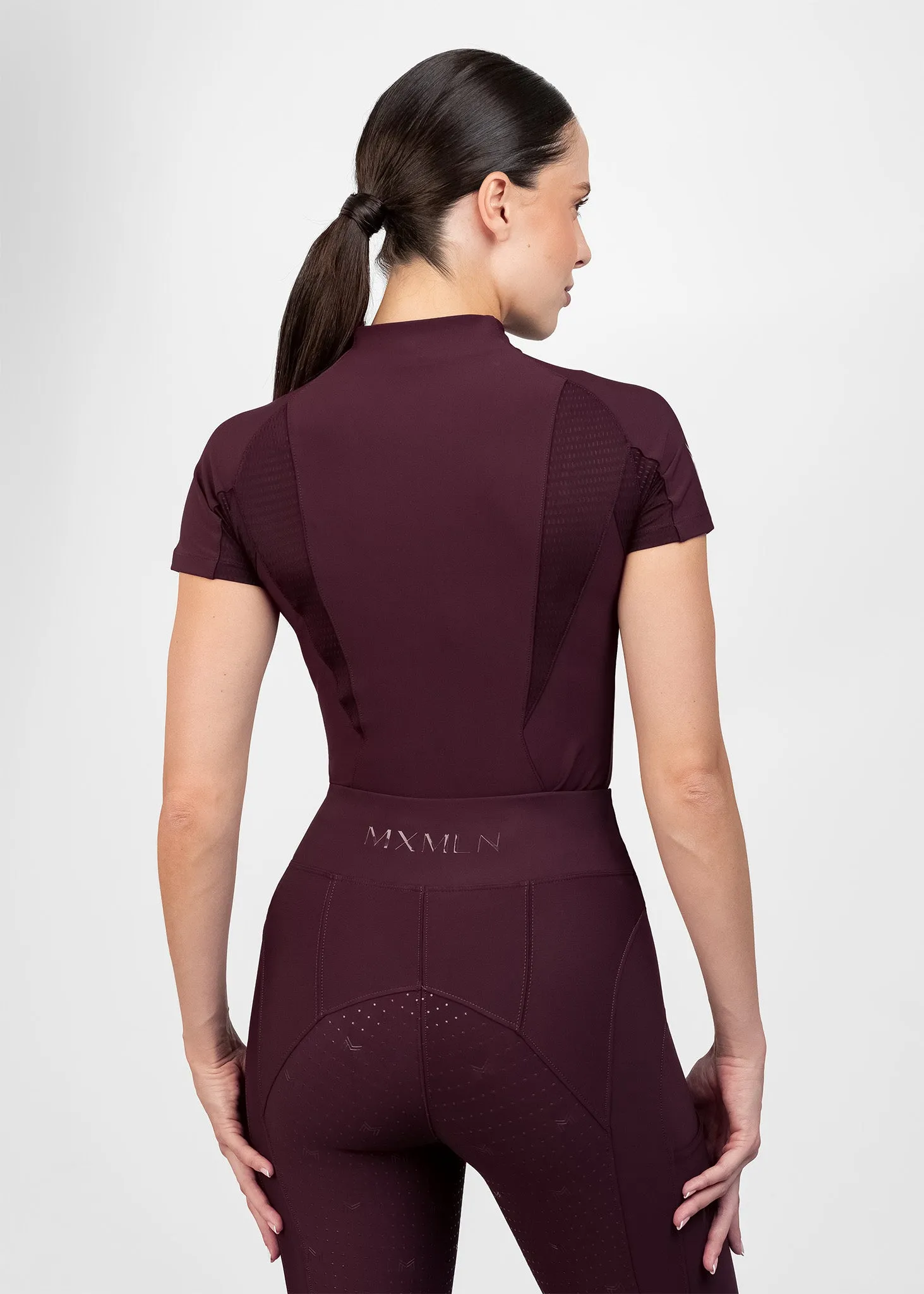 Frame Short Sleeve Base Layer (Burgundy)