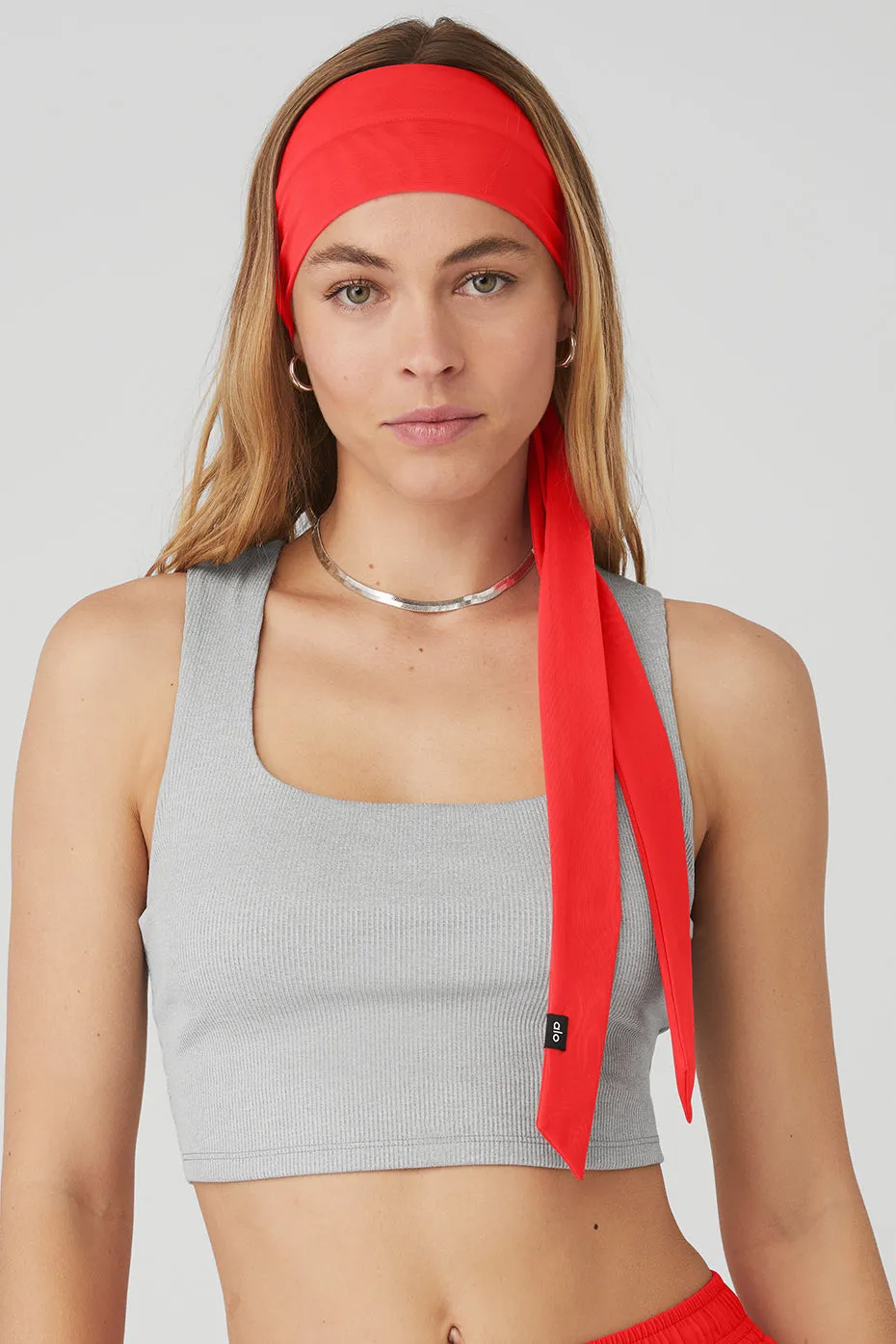 Fresh Mesh Tie Headband - Red Hot Summer