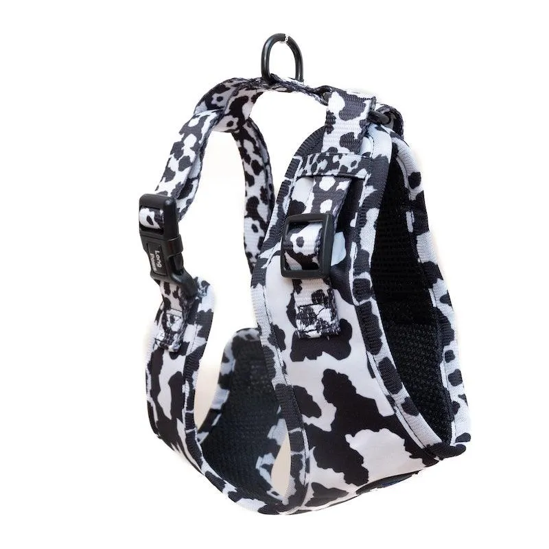 Funk The Dog Harness | Cow Print