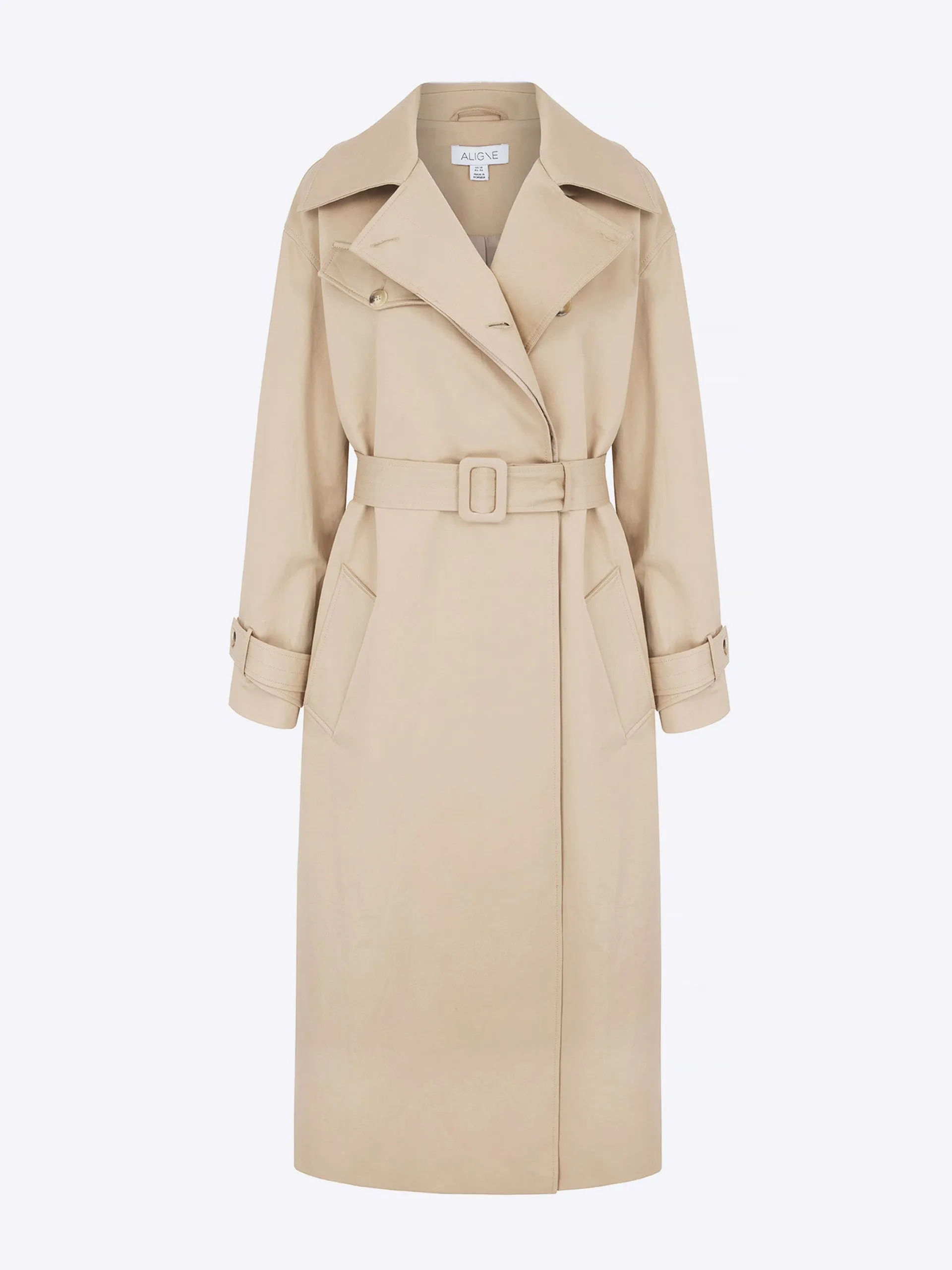 Gilda maxi trench coat