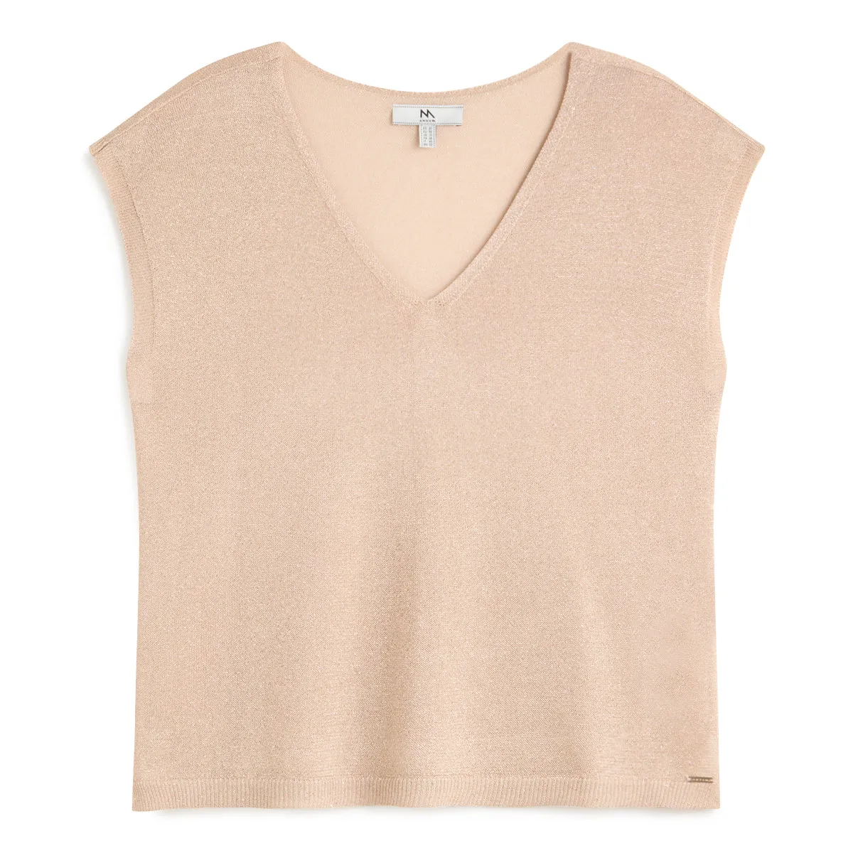 Gold Tricot Top