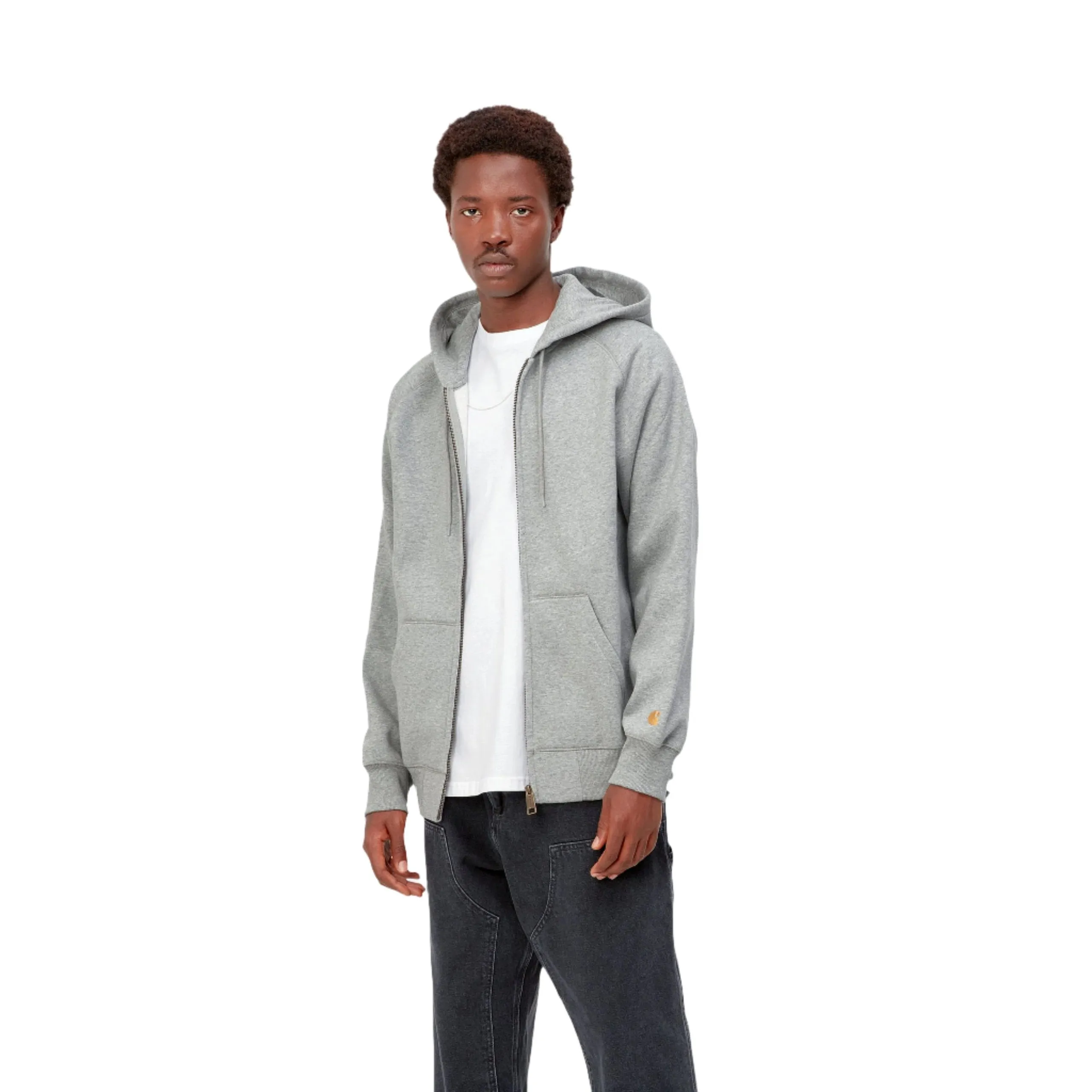 HOODED CHASE JACKET / CARHARTT WIP / GREY HEATHER