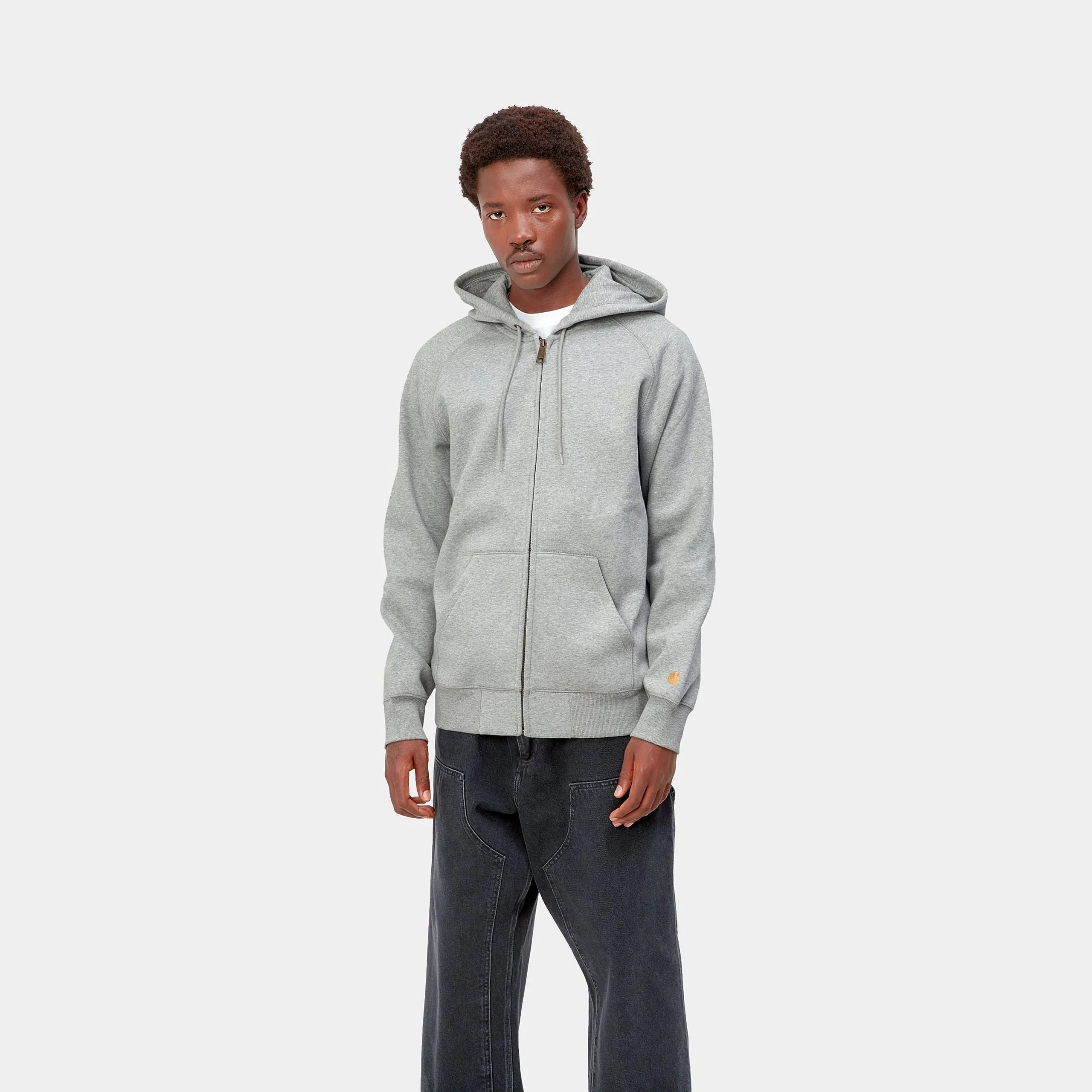 HOODED CHASE JACKET / CARHARTT WIP / GREY HEATHER