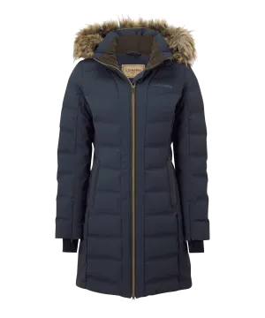 Hurlingham Waterproof Down Coat - Carbon Navy