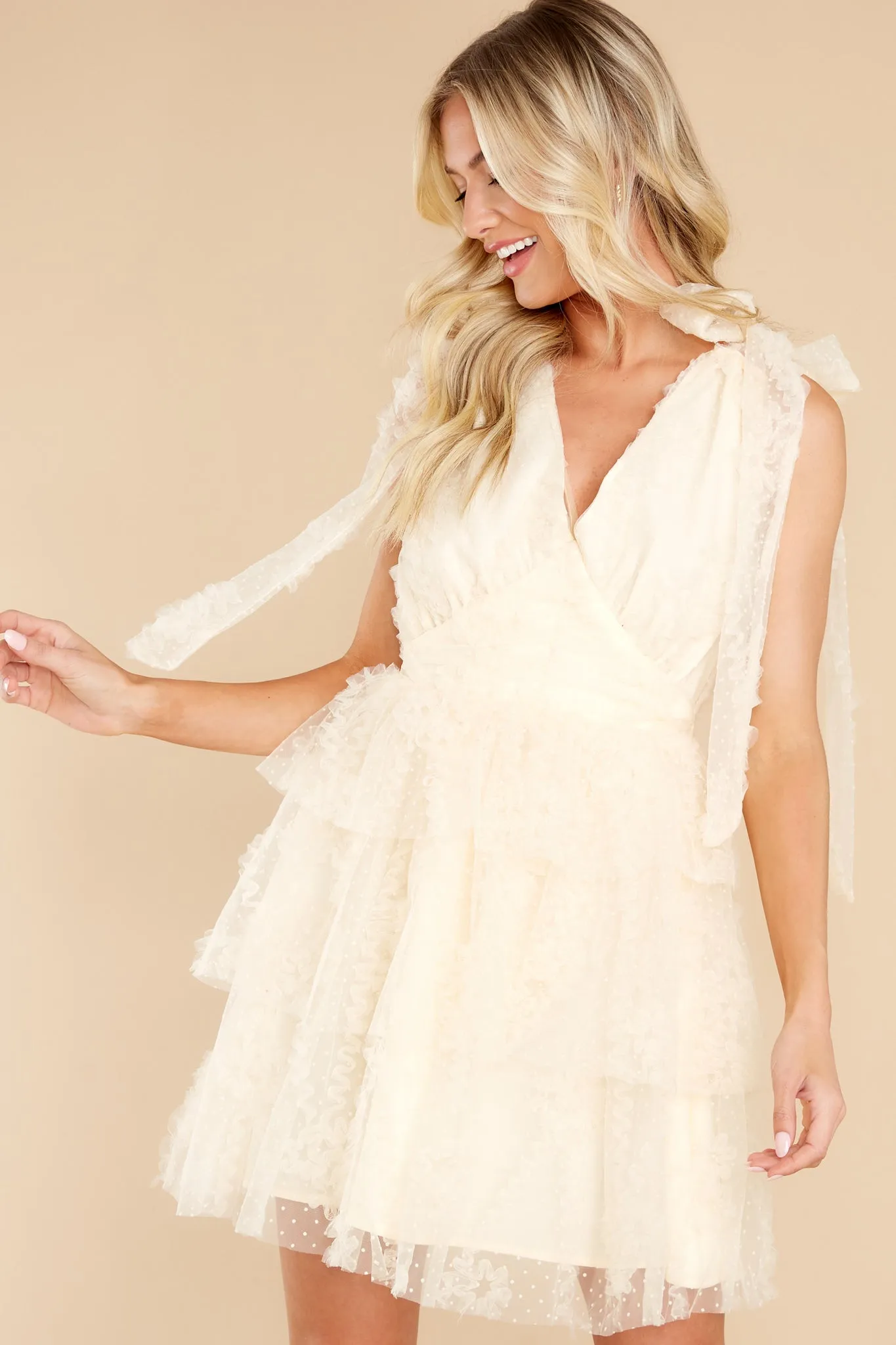 Inner Glow Ivory Dress