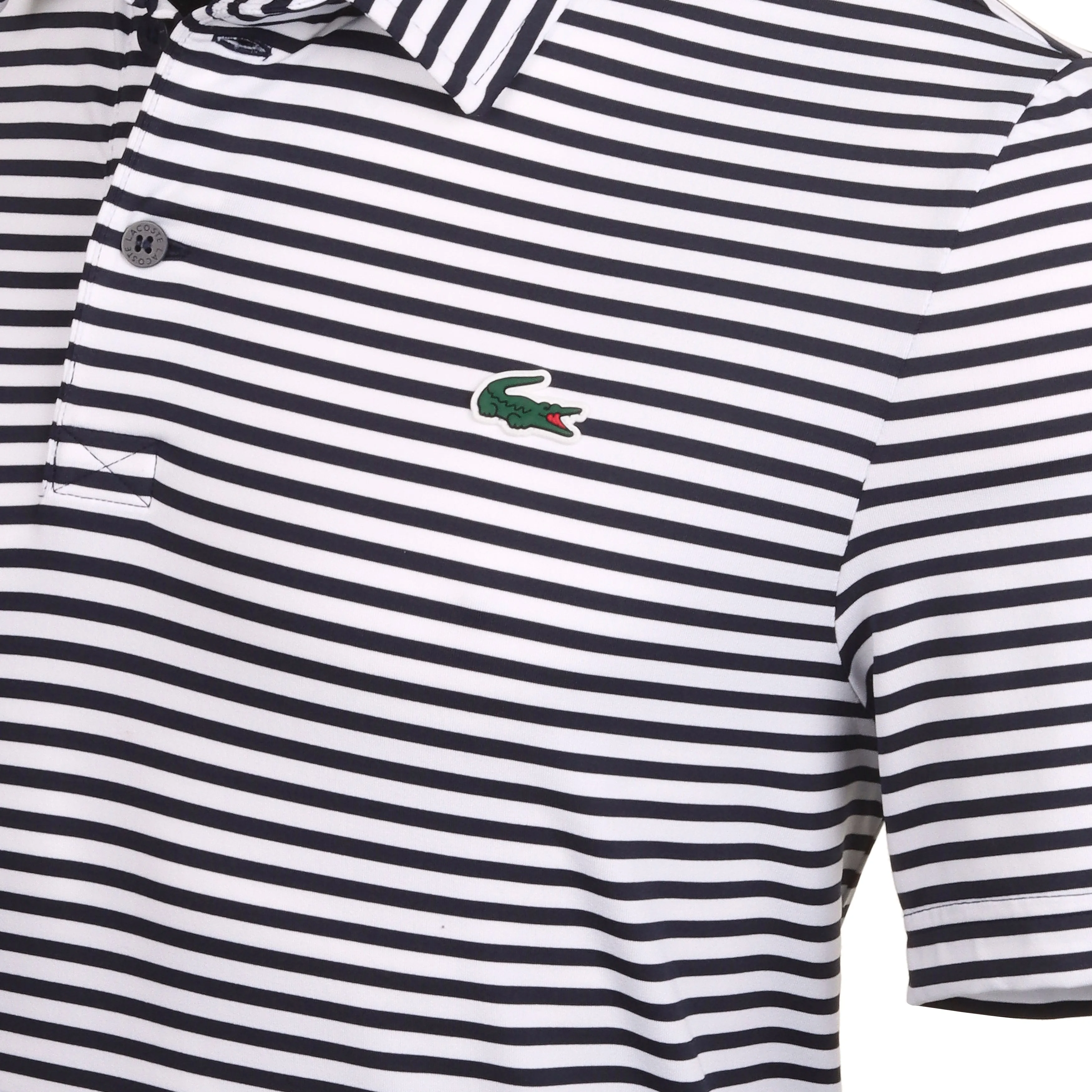 Lacoste Golf All Over Stripe Polo Shirt