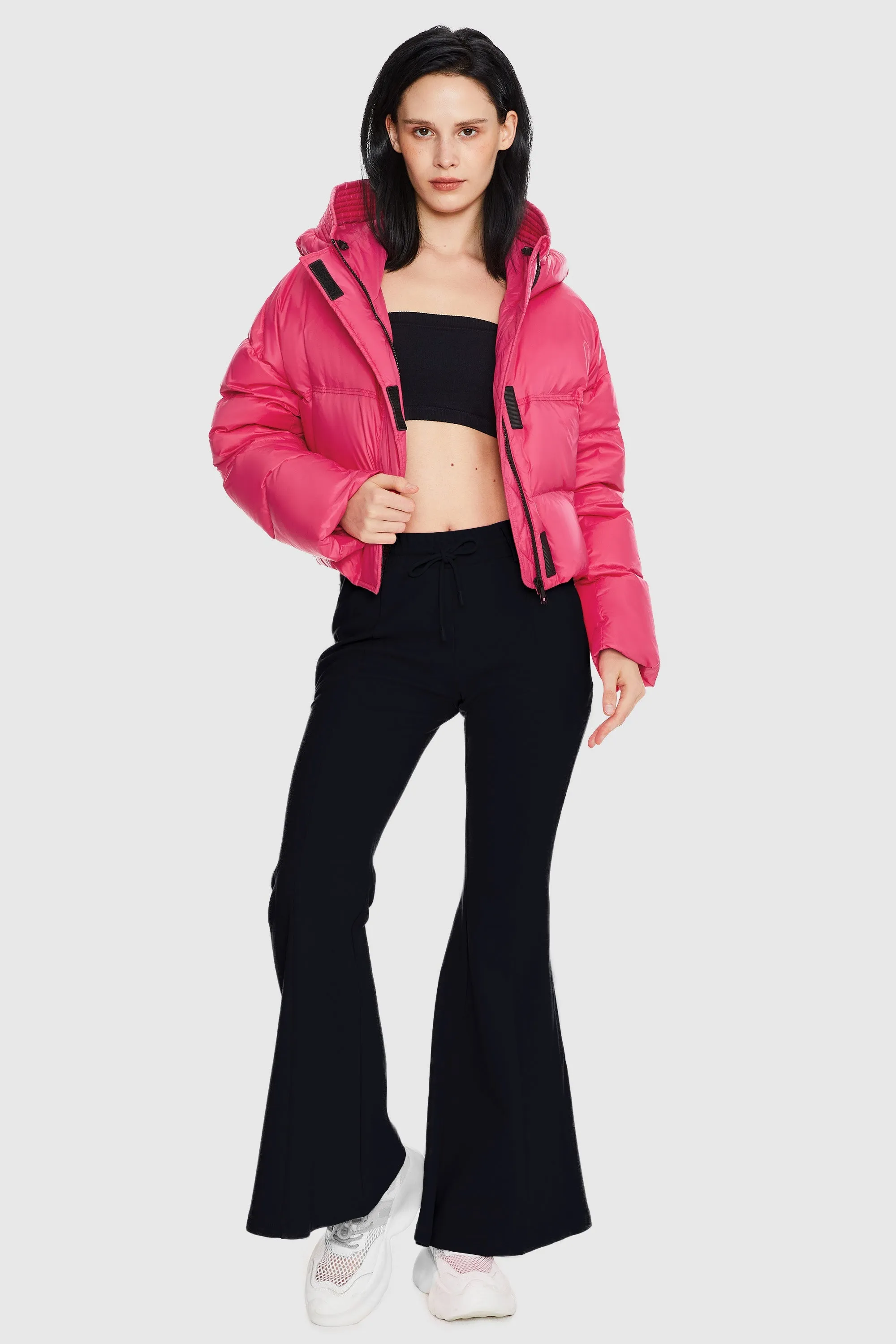 Lightweight Cropped Puffer Jacket