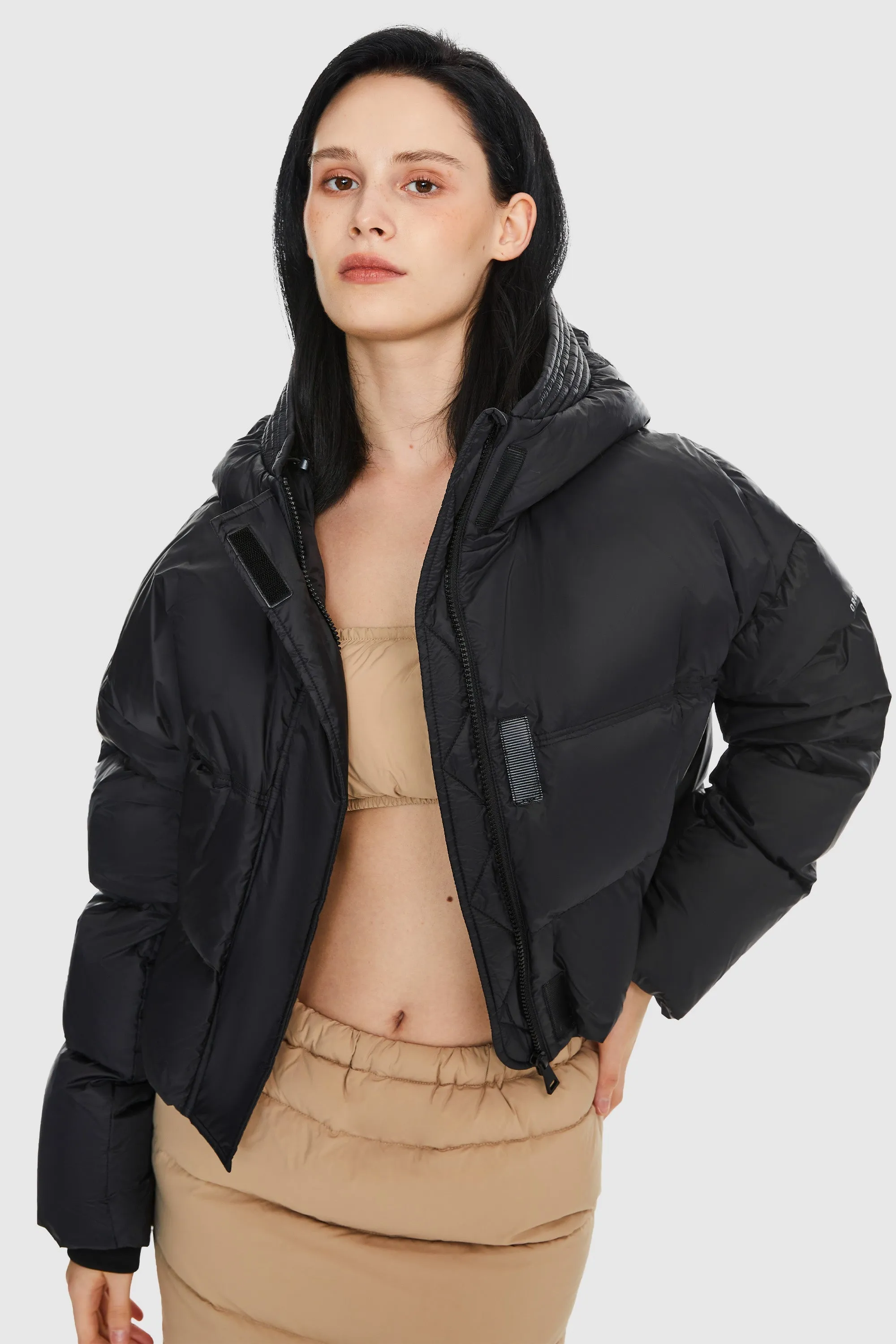 Lightweight Cropped Puffer Jacket