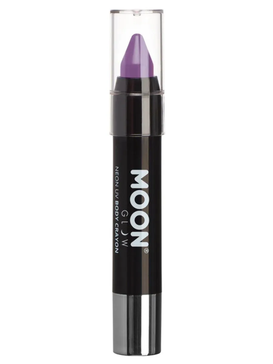 Lilac Pastel Neon UV Body Crayons each