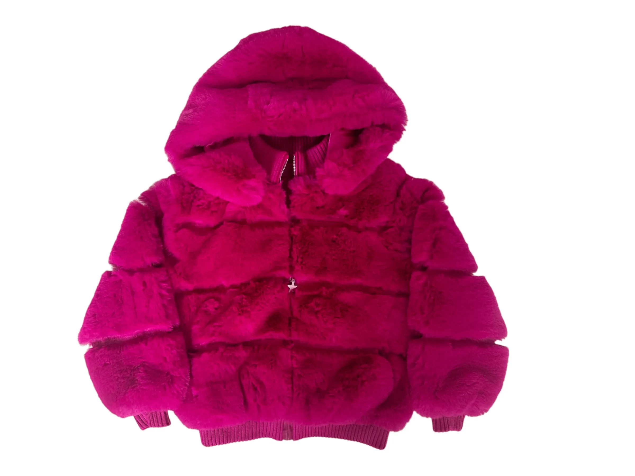 Lola   The Boys Raspberry Sorbet Faux Coat