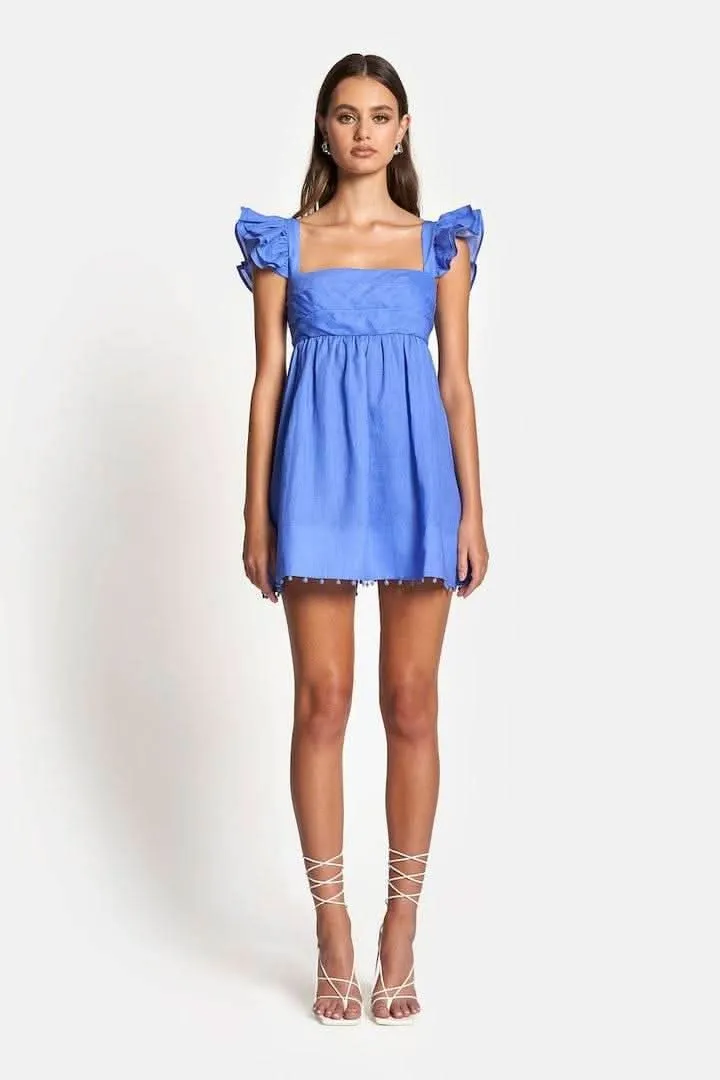 Luna Babydoll Frill Mini Dress