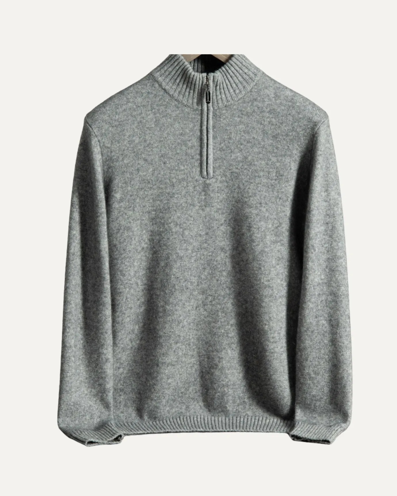 Madrid Cashmere Zip Sweater