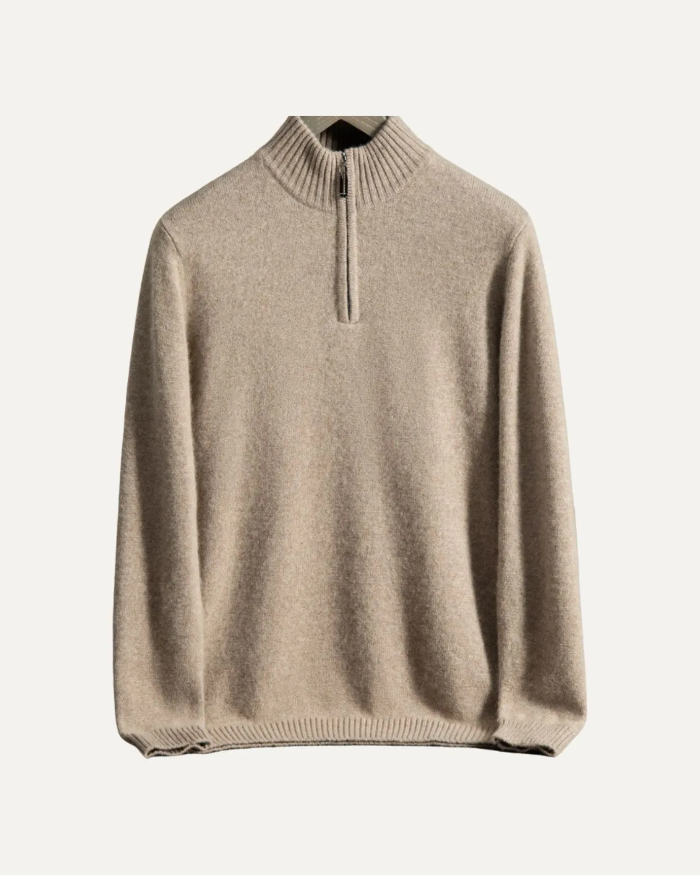 Madrid Cashmere Zip Sweater