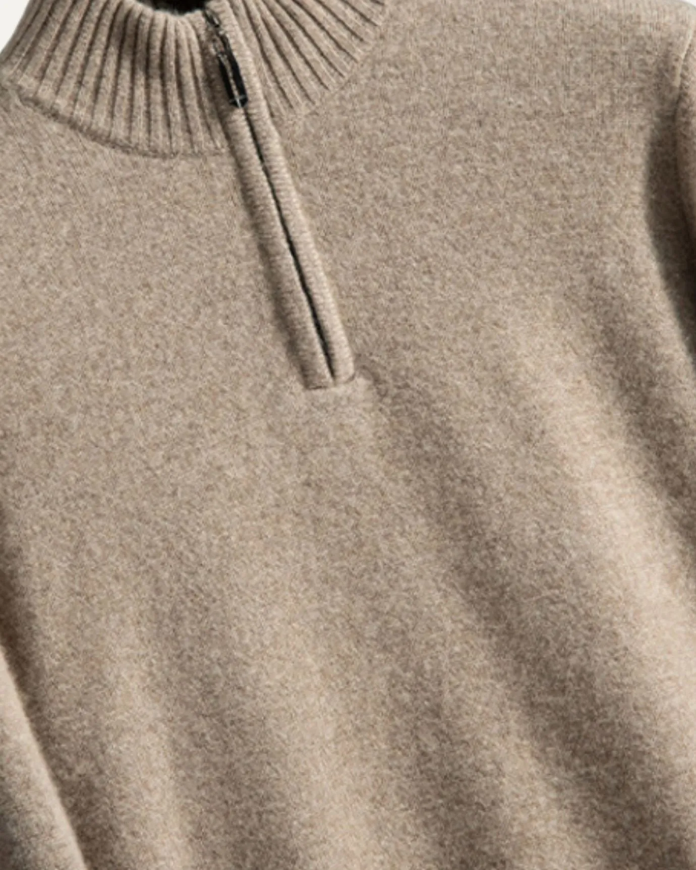 Madrid Cashmere Zip Sweater