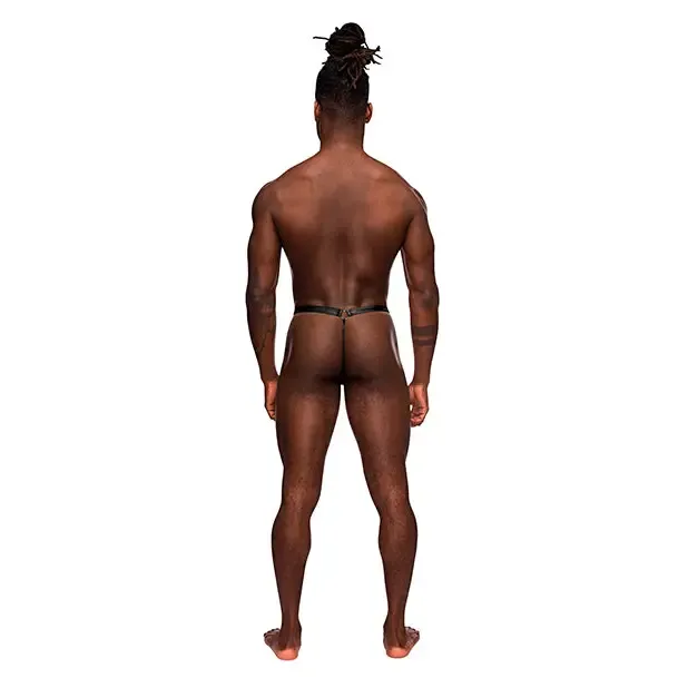 Male Power Fetish Jouster Thong Black S/M