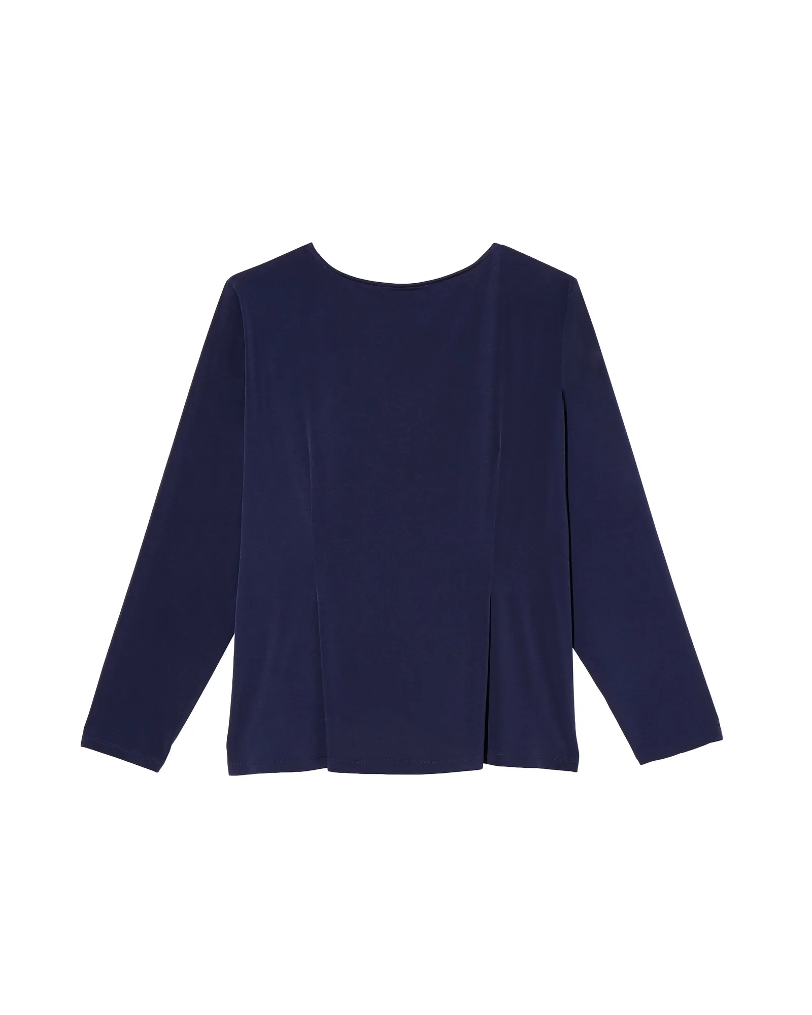 Mani Ruched Jersey Top | Navy