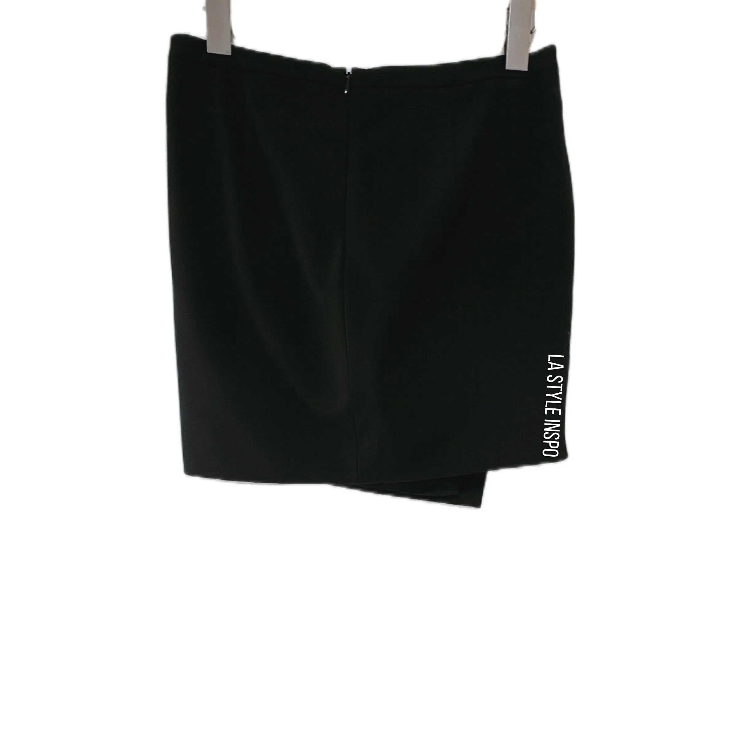 Mason Mini Skirt Side Cuts Asymmetrical in Black Size 0