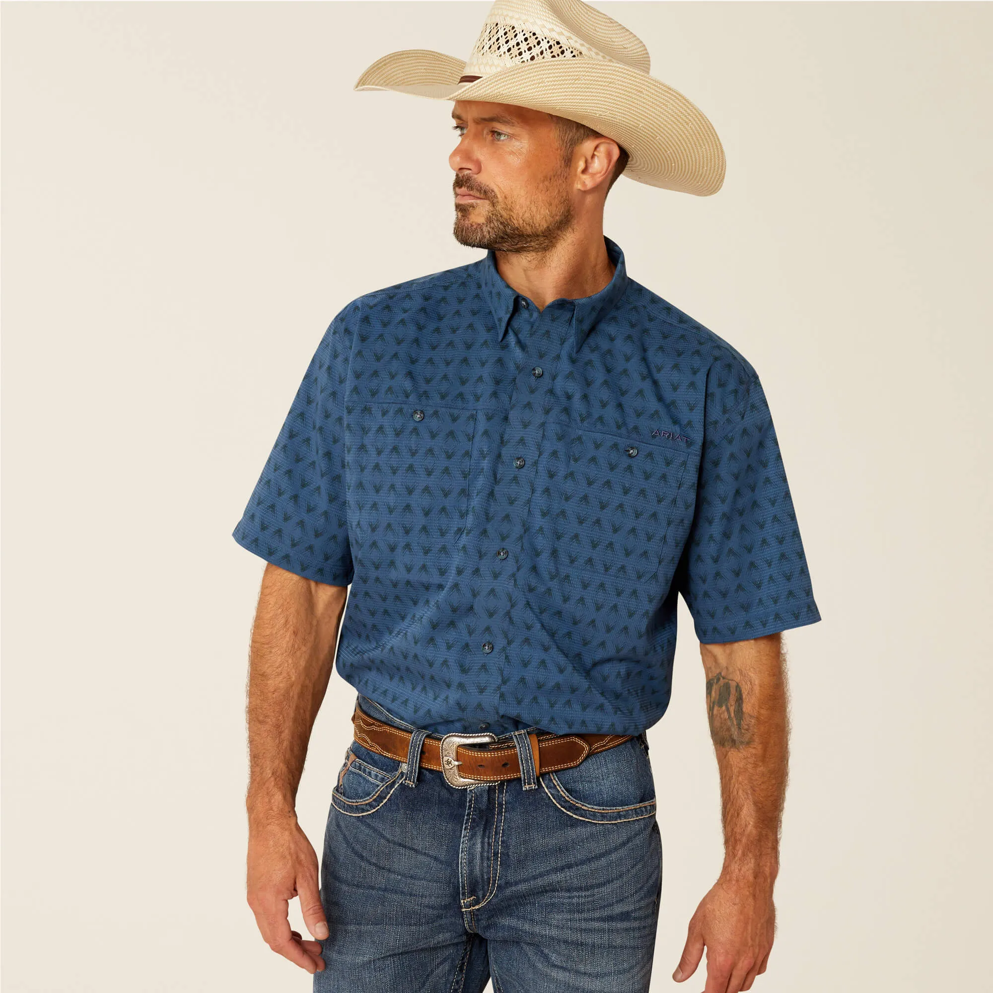 Men's Ariat 360 AirFlow Classic Fit Button Down Shirt #10051358