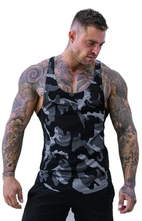 Men's Camouflage Print Breathable Quick Dry Tank Top