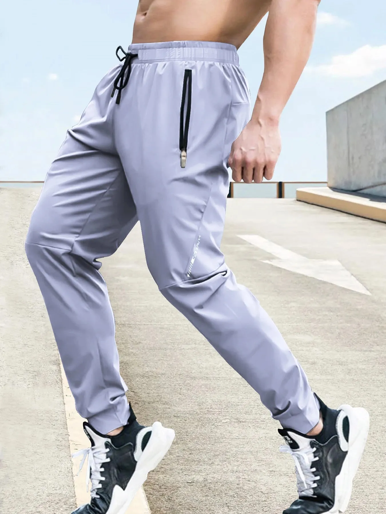 Men's Gym Pants Track Pants Summer Men Clothing Men Fashion Brand Casual Tracksuit for Mens Quick-drying Pants Sweatpants Jogger