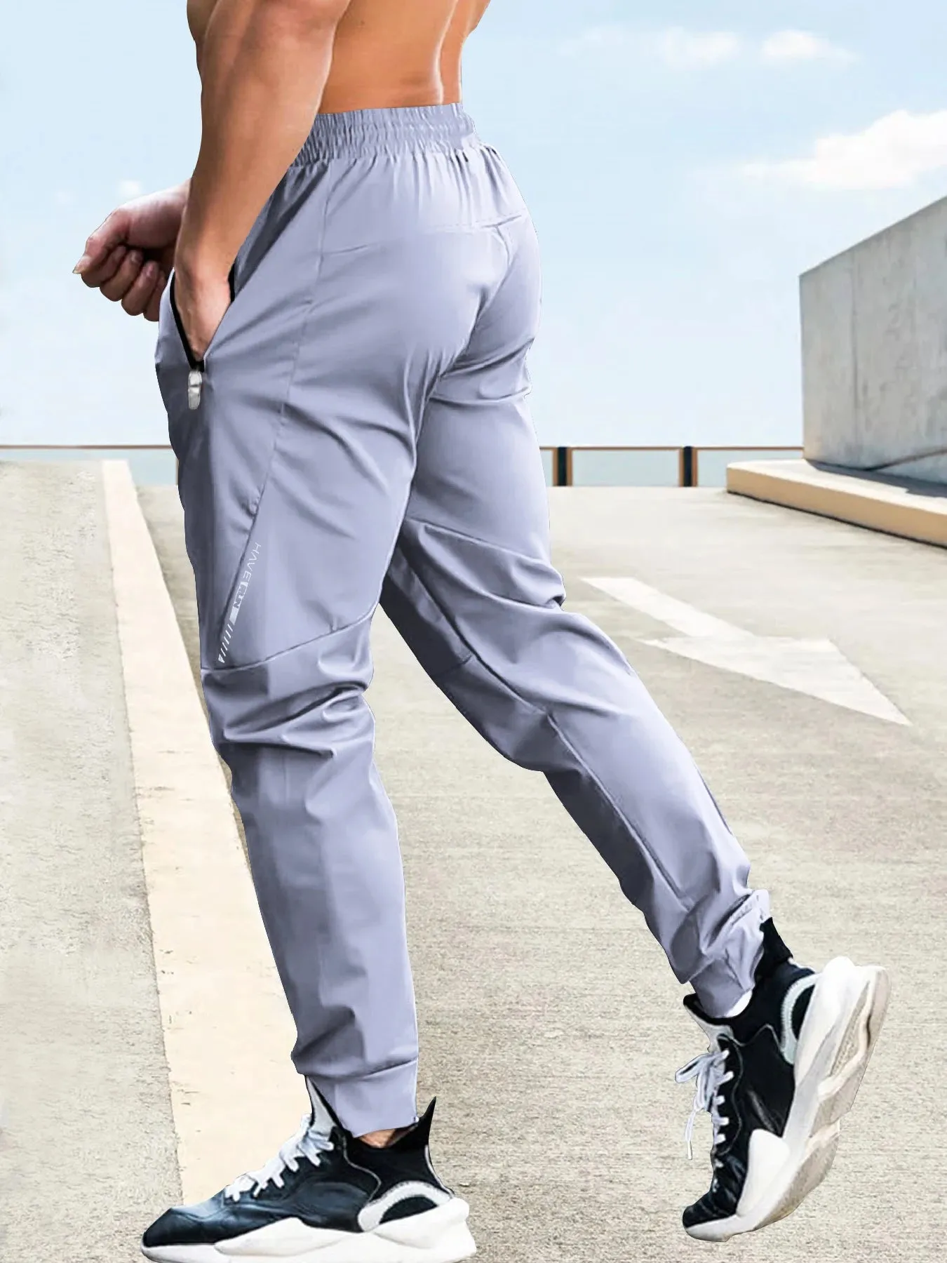 Men's Gym Pants Track Pants Summer Men Clothing Men Fashion Brand Casual Tracksuit for Mens Quick-drying Pants Sweatpants Jogger