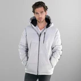 Men's Twill Block Puffer Jacket - FINAL SALE