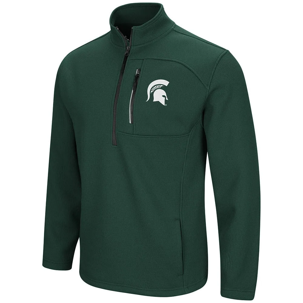 Michigan State Spartans Colosseum Townie 1/2 Zip Pullover Jacket