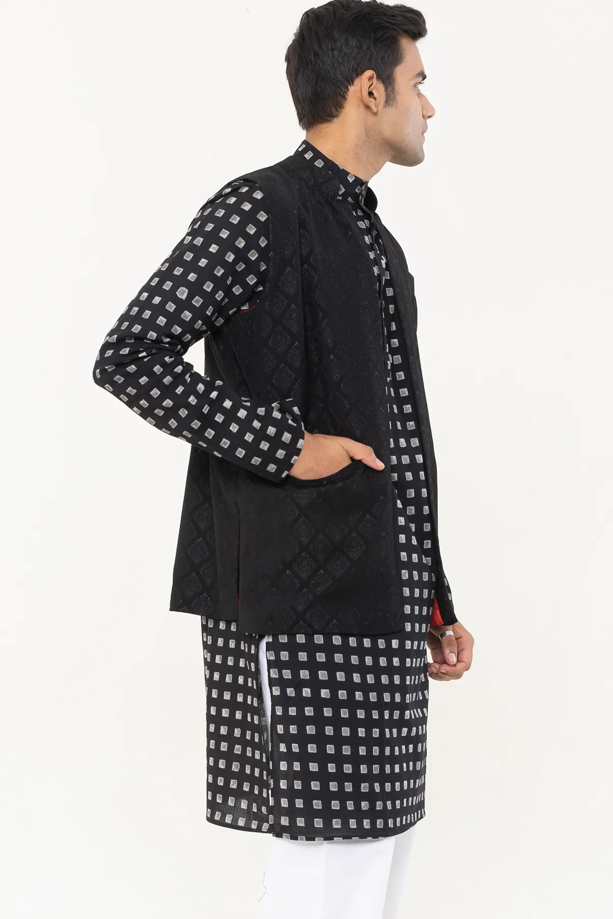 Mirror Black ethnic jacket | stylematters