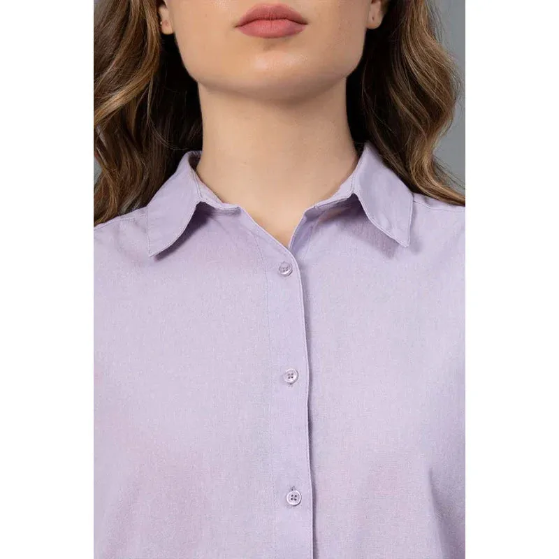 Mode by RedTape Cotton Collar Shirt for Women's | Comfortable & Breathable