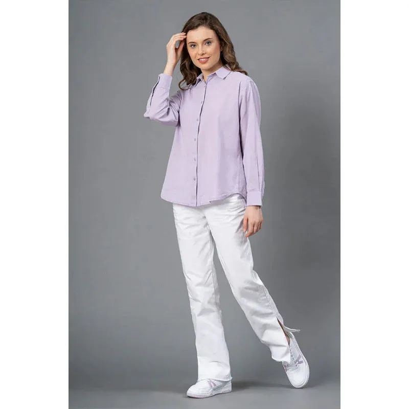 Mode by RedTape Cotton Collar Shirt for Women's | Comfortable & Breathable