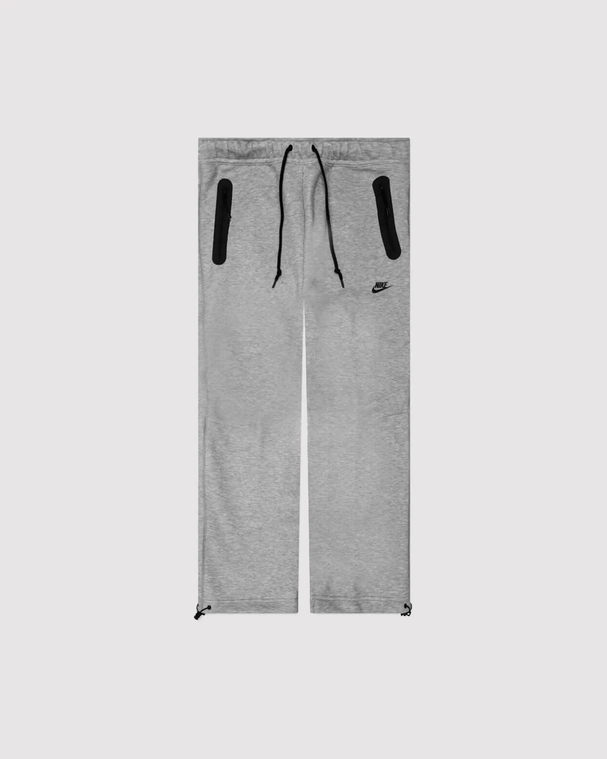 OPEN-HEM TECH FLEECE "GREY HEATHER"