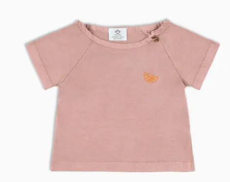 Orange-rosa T-Shirt