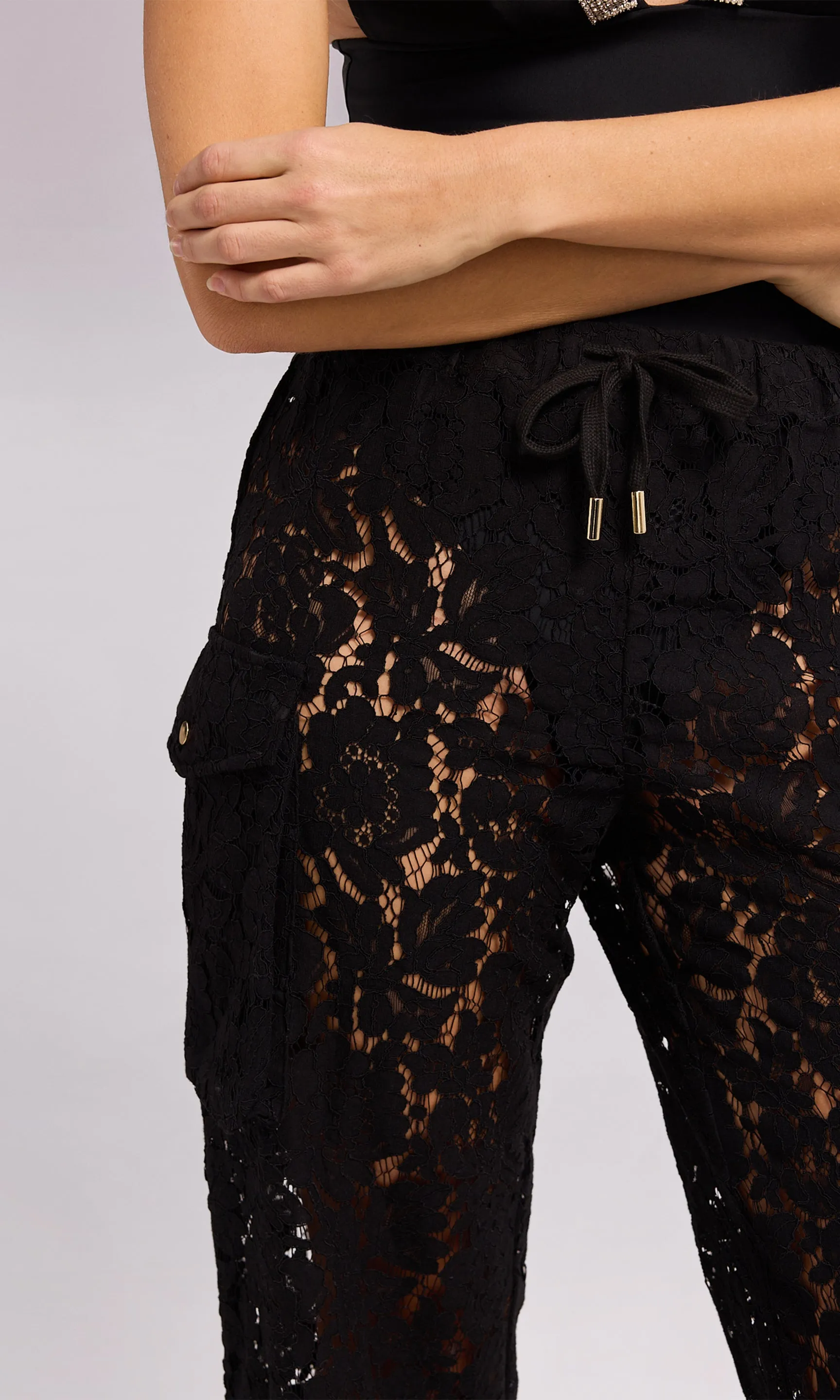 Palmer Lace Cargo Pant