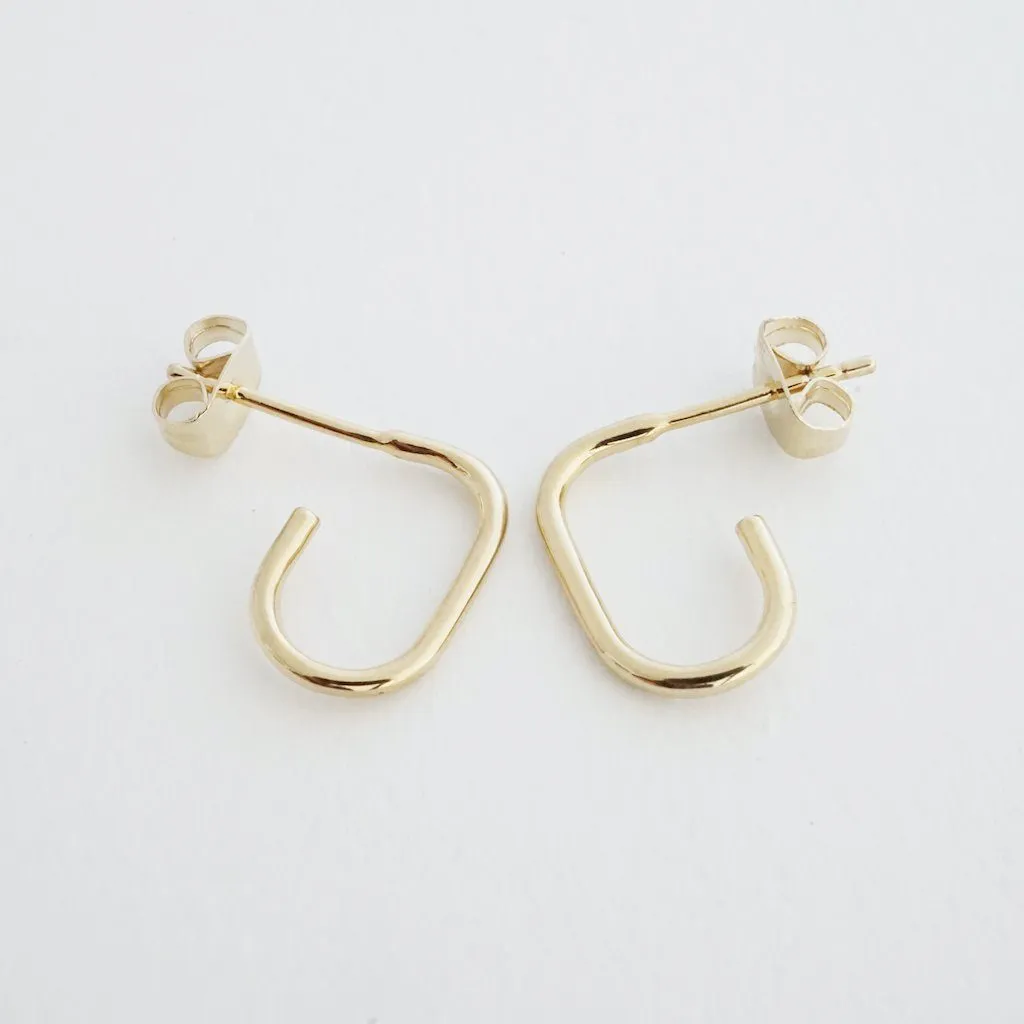 Paulette Oblong Hoops