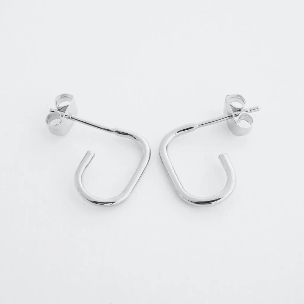 Paulette Oblong Hoops