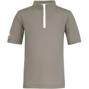 Petit Crabe Taupe Max Half Zip Swim Shirt