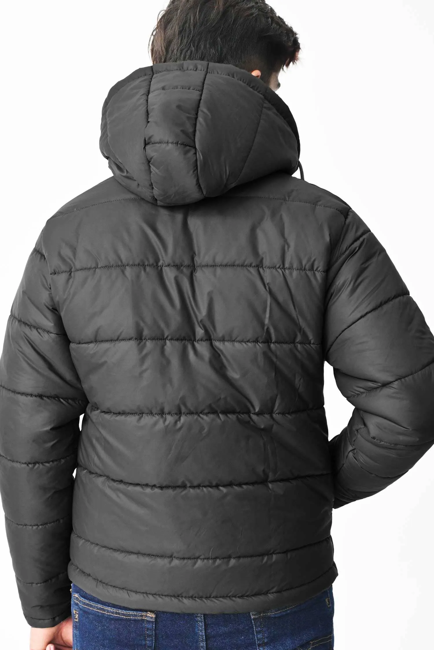 Polo Republica Men's Sliven Puffer Hooded Jacket