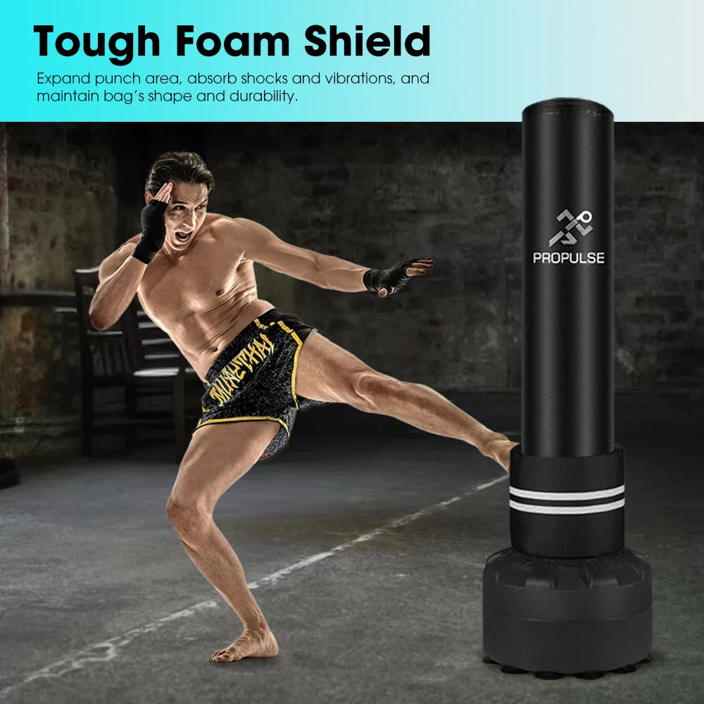 ProPulse Boxing Punching Bag Free Standing Speed Bag Adults Kick Training 170cm