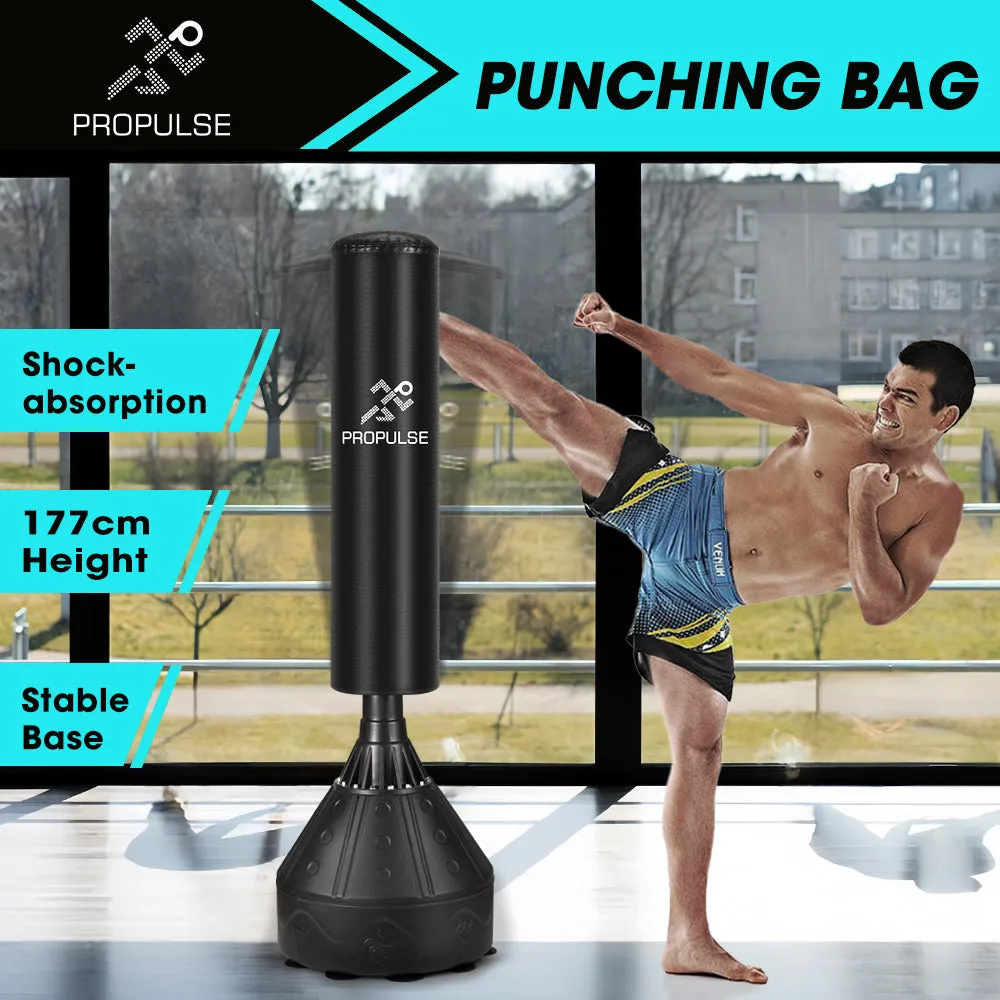 ProPulse Boxing Punching Bag Free Standing Speed Bag Adults Kick Training 177cm