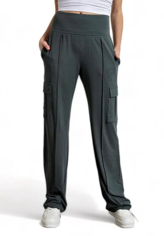 Rae Mode Butter Soft Straight Leg Cargo Pants