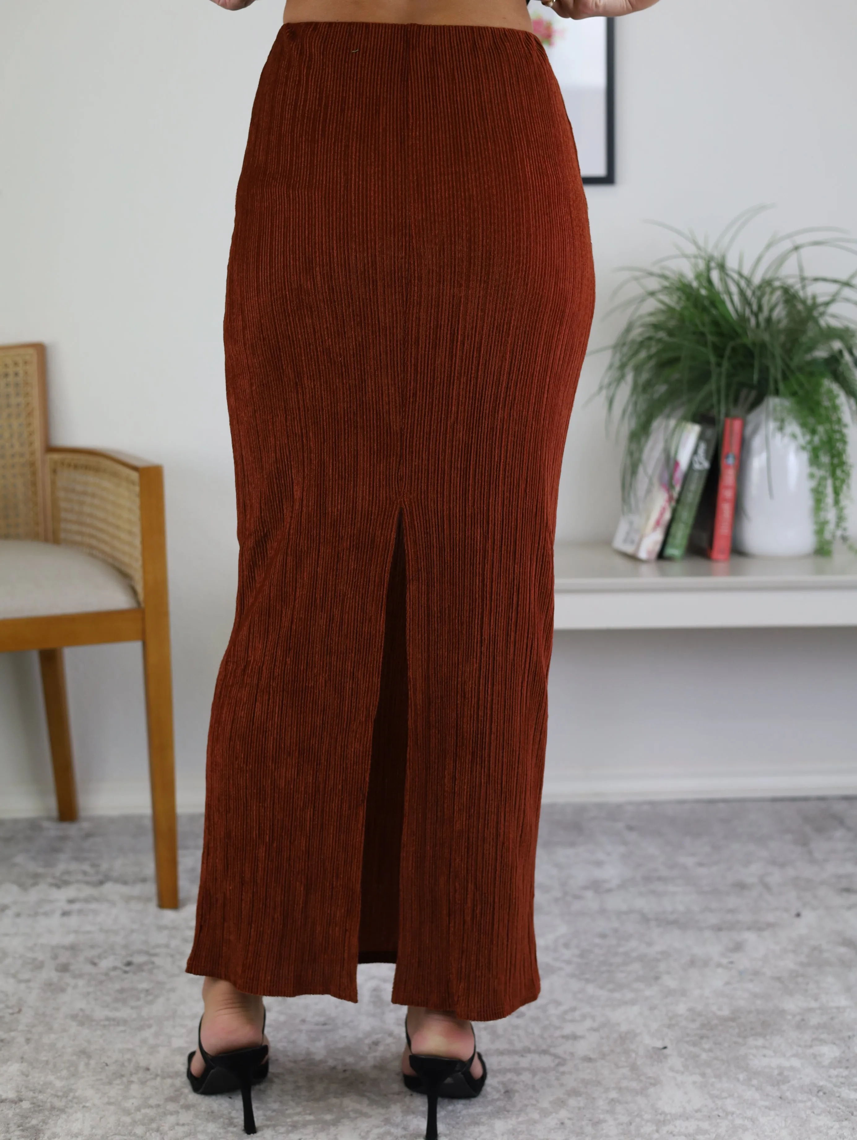 Regina Crinkle Maxi Skirt