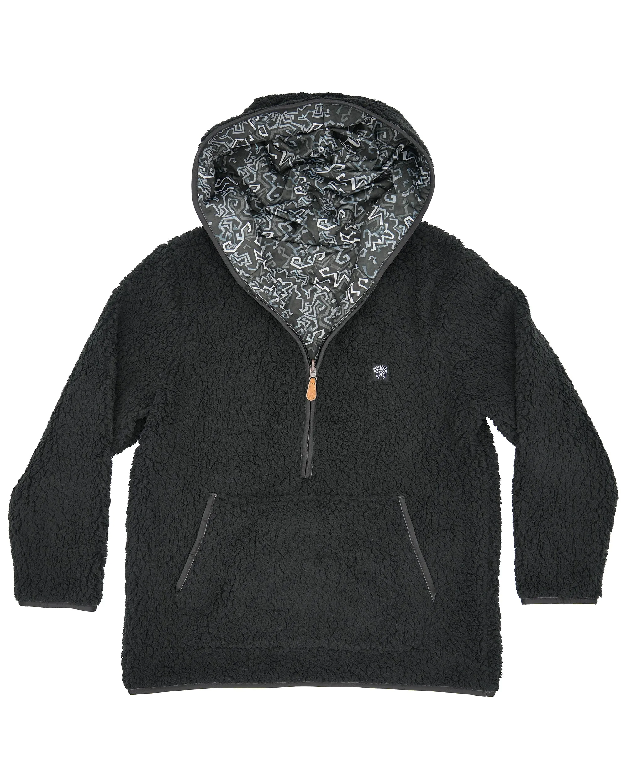 Reversible Sherpa 1/2 Zip Hoodie