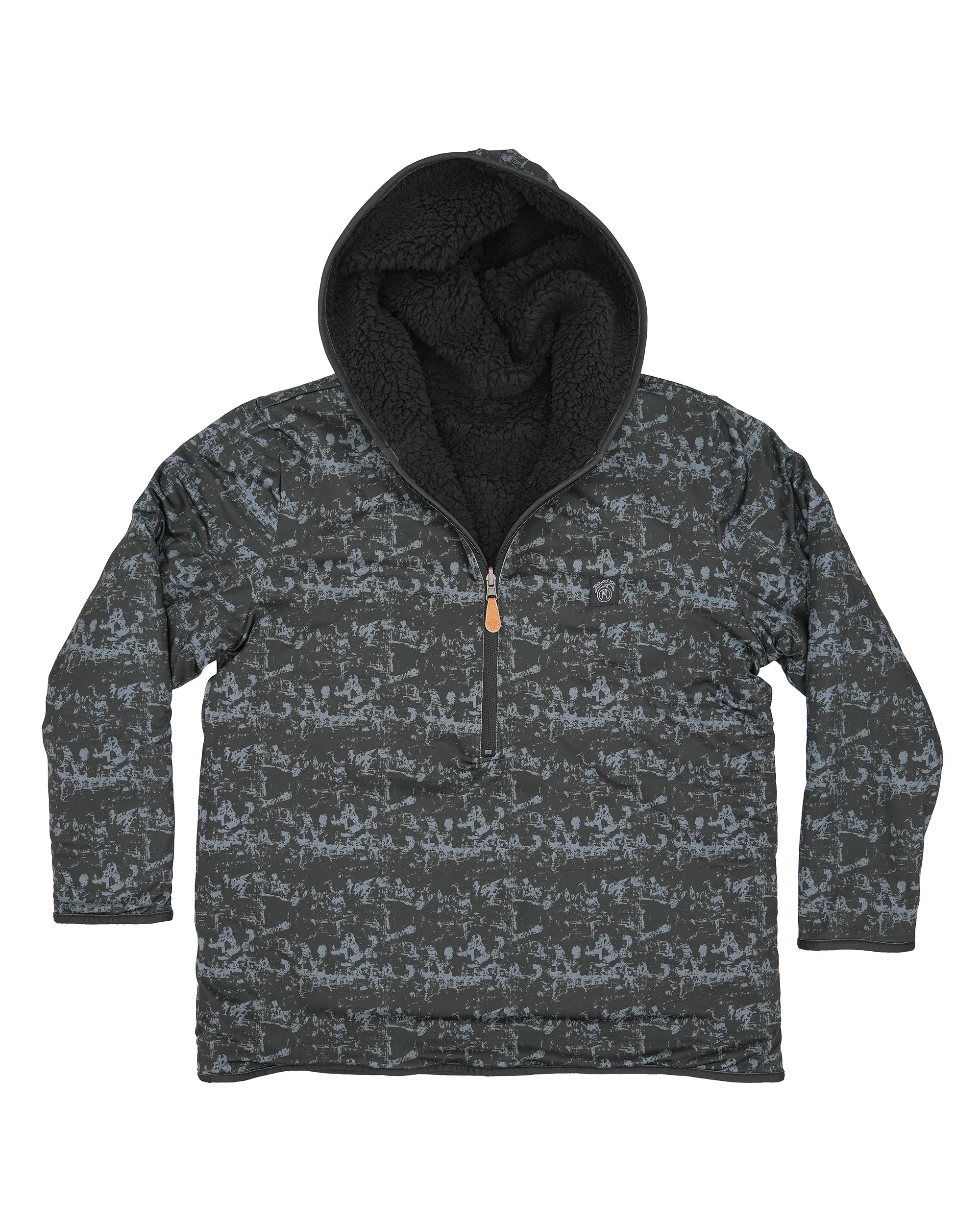 Reversible Sherpa 1/2 Zip Hoodie