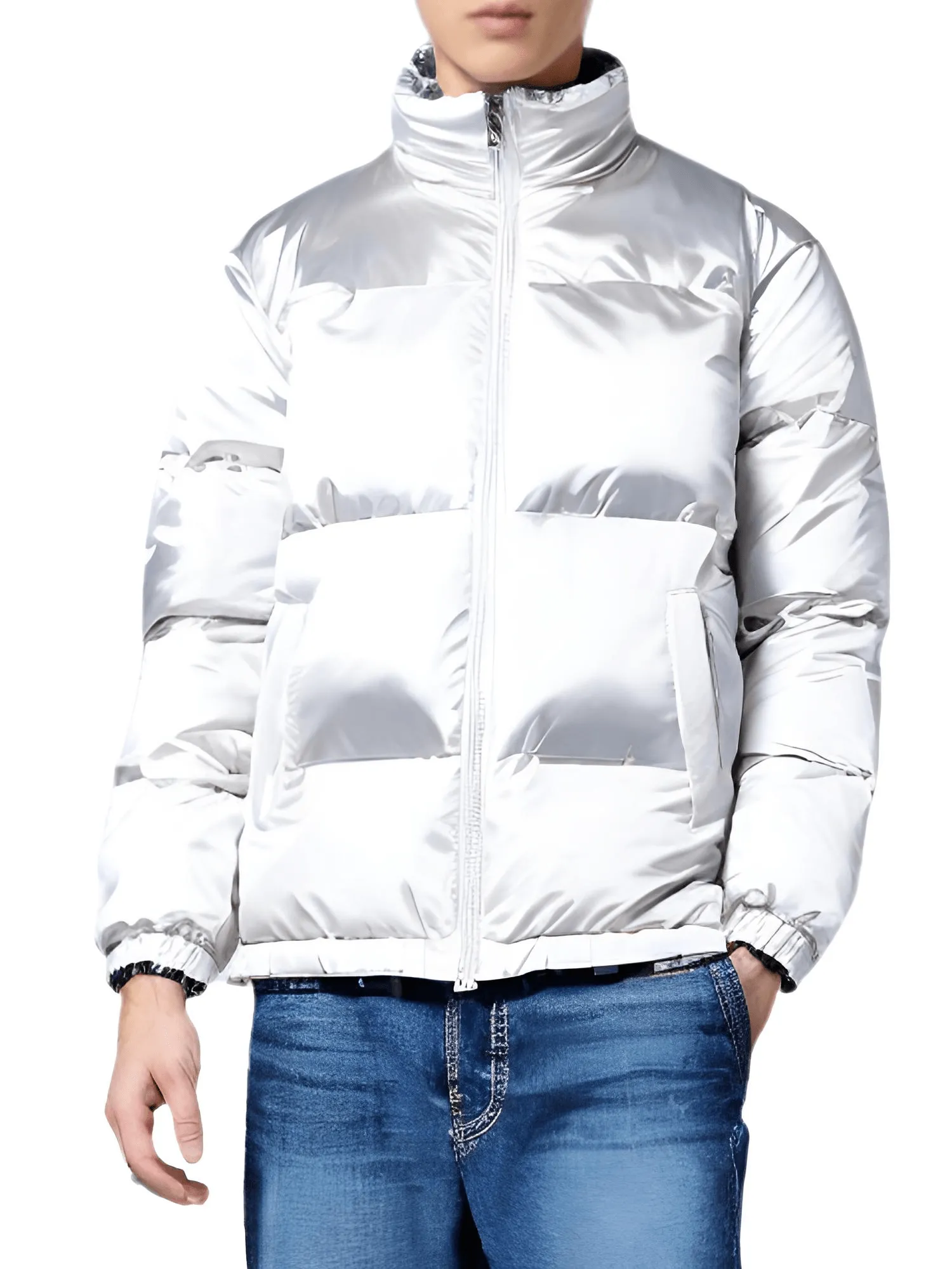 Reversible Wear Duck Down Puffer Jackets For Men